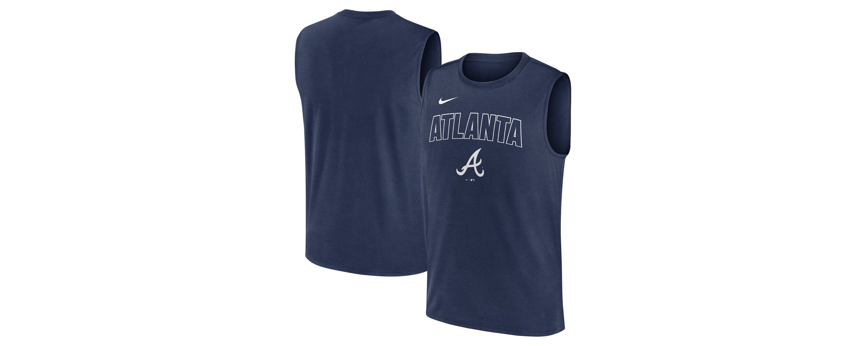 MLB Nike Atlanta Braves Knockout Dri-FIT Muscle Tank Top