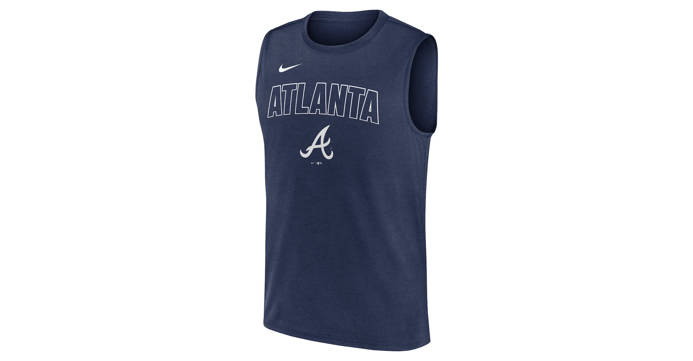 MLB Nike Atlanta Braves Knockout Dri-FIT Muscle Tank Top