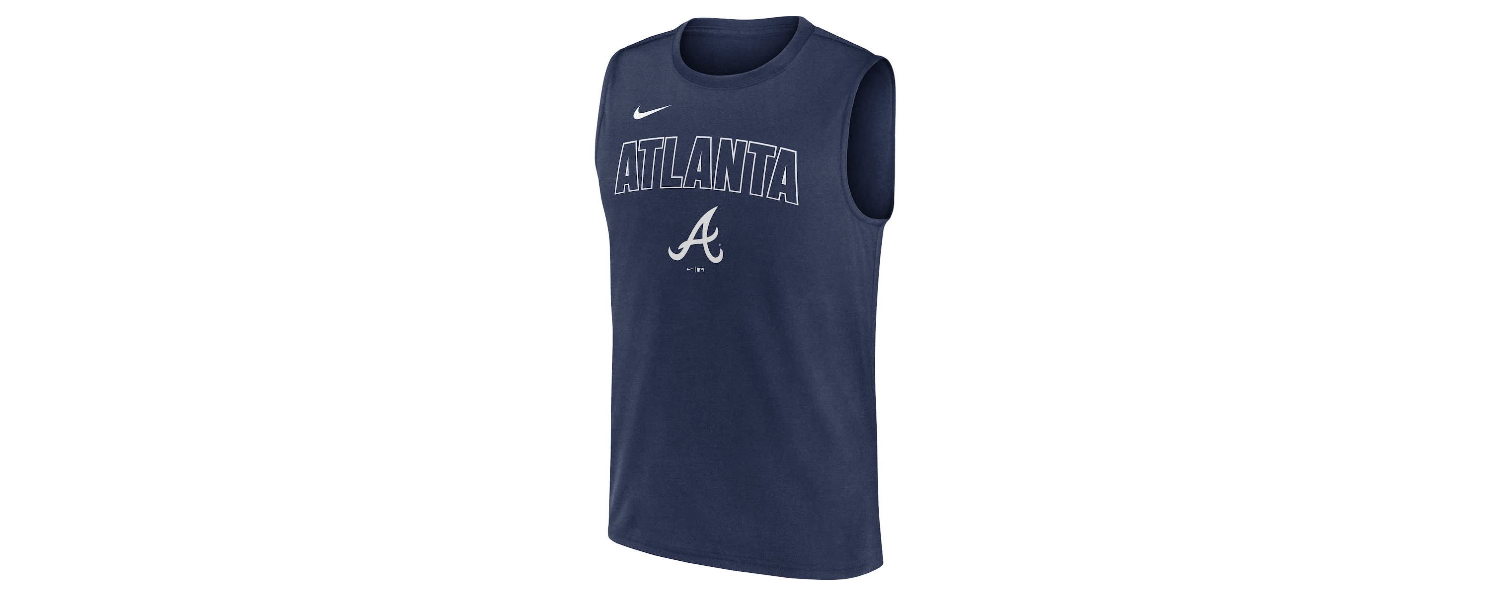 MLB Nike Atlanta Braves Knockout Dri-FIT Muscle Tank Top