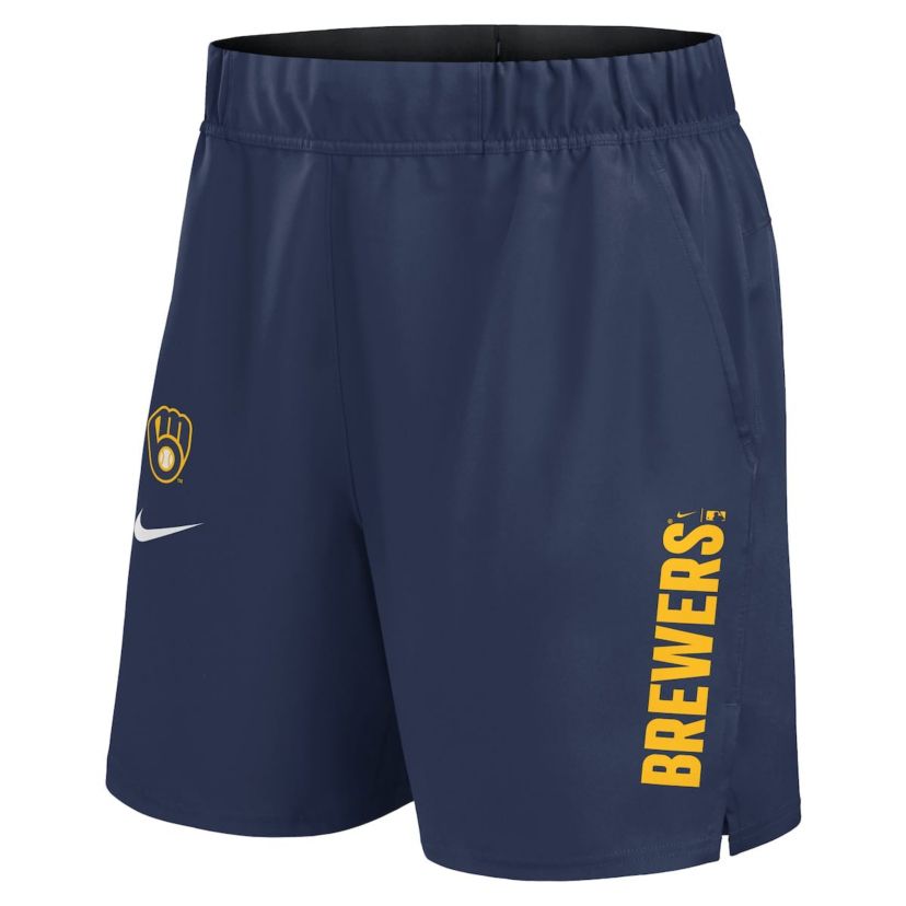 MLB Nike Milwaukee Brewers Woven Victory Dri-FIT Shorts