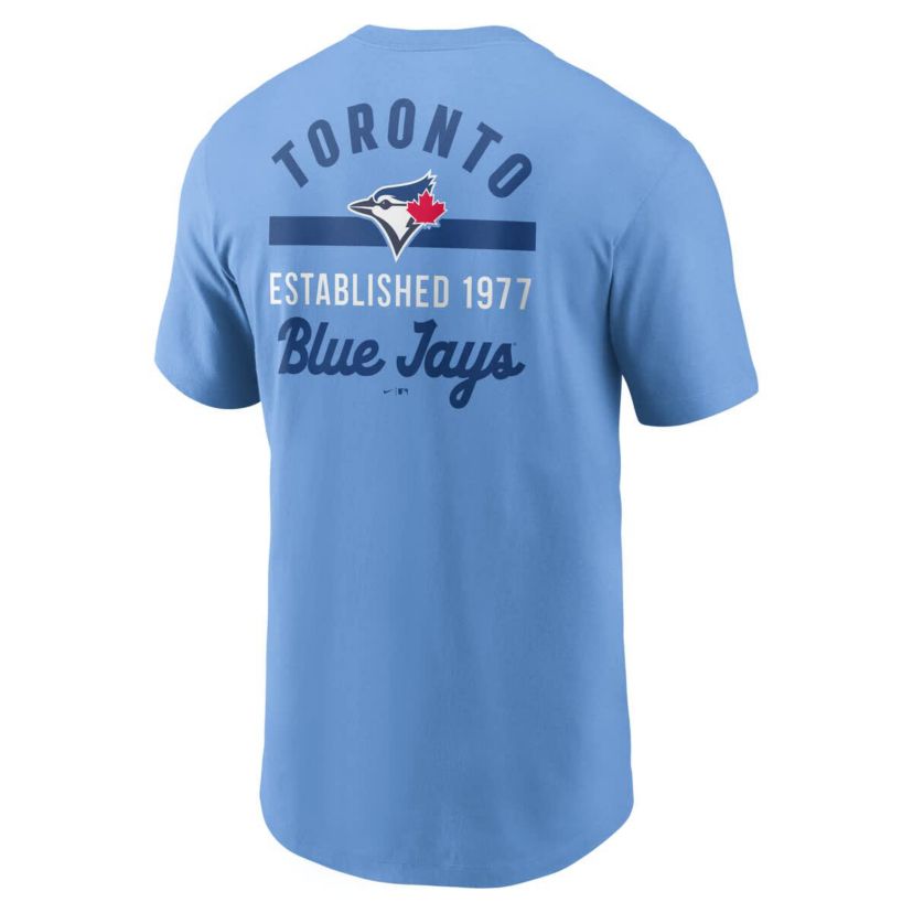 Toronto Blue Jays MLB Nike Powder Toronto Jays 2-Hit T-Shirt
