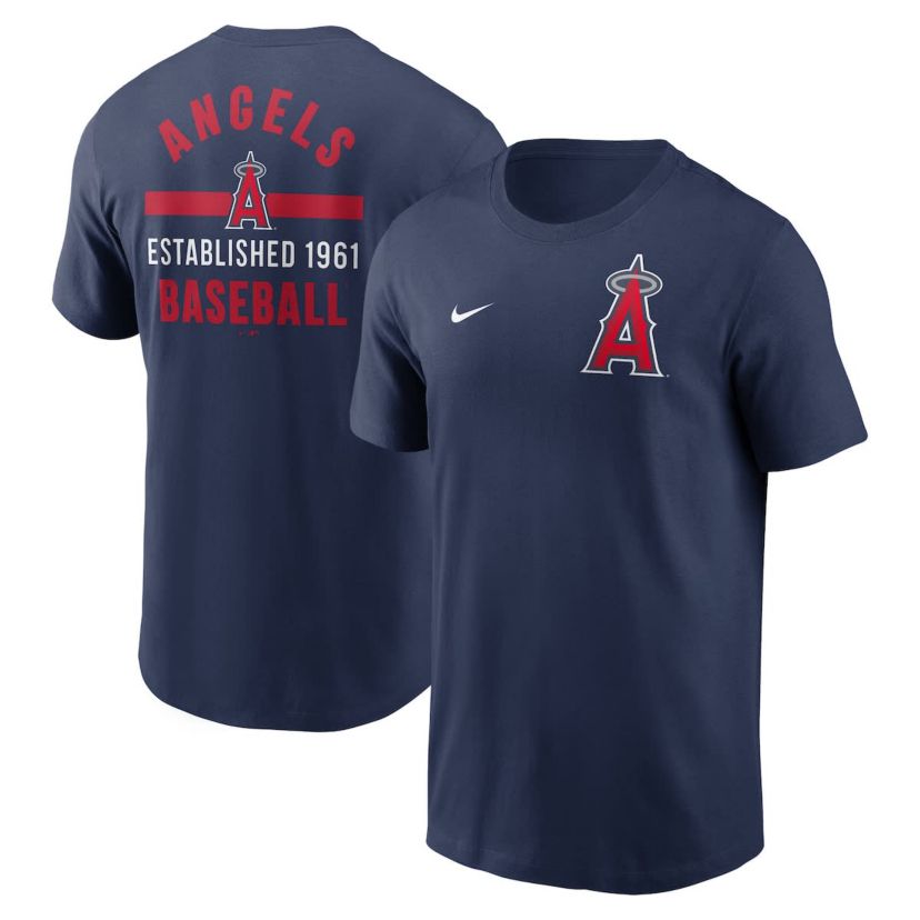 MLB Nike Los Angeles Angels 2-Hit T-Shirt
