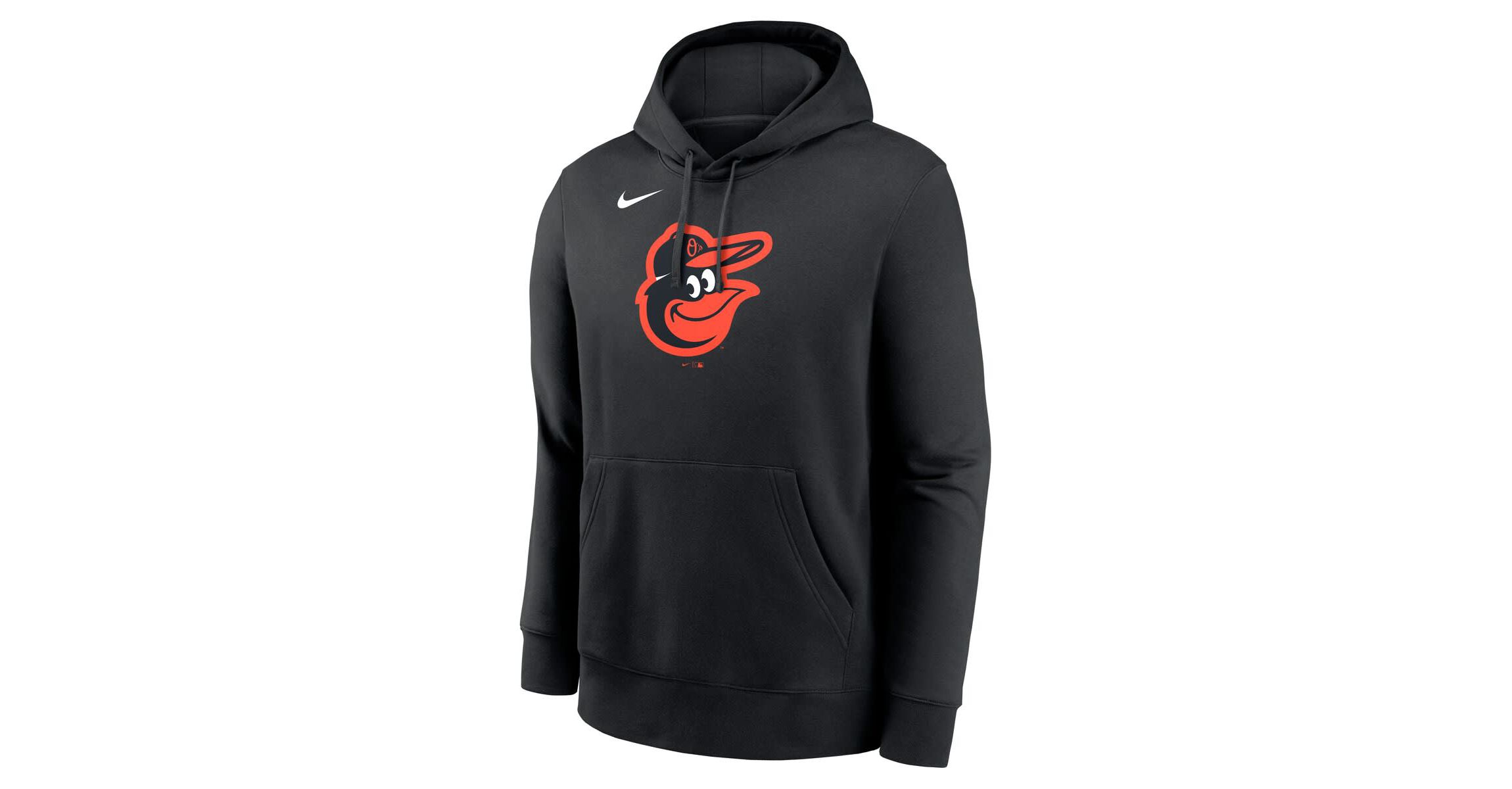 MLB Nike Baltimore Orioles Logo Club Fleece Pullover Hoodie