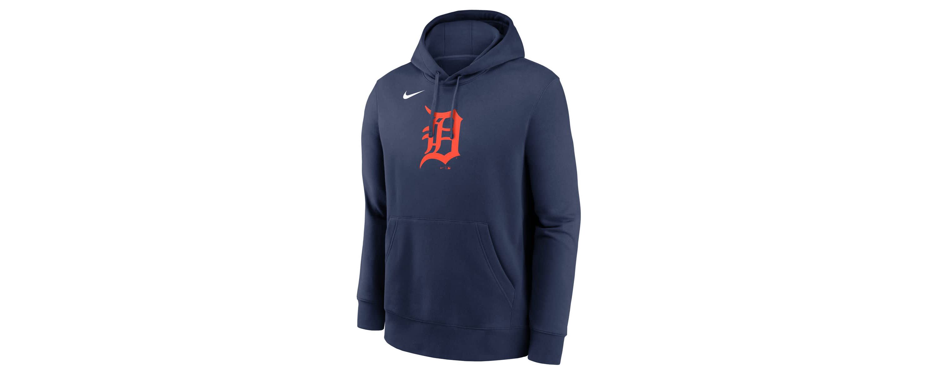MLB Nike Detroit Tigers Logo Club Fleece Pullover Hoodie