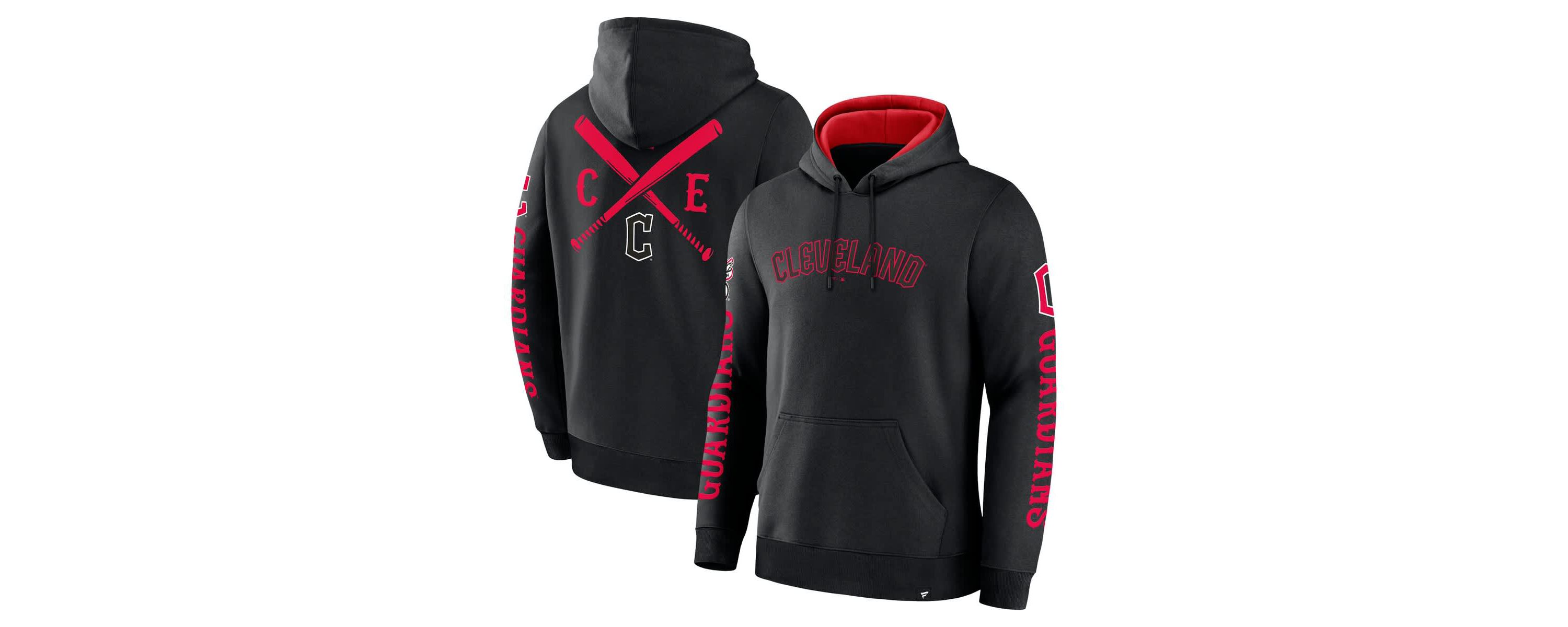MLB Fanatics Cleveland Guardians Big City Legacy Fleece Pullover Hoodie