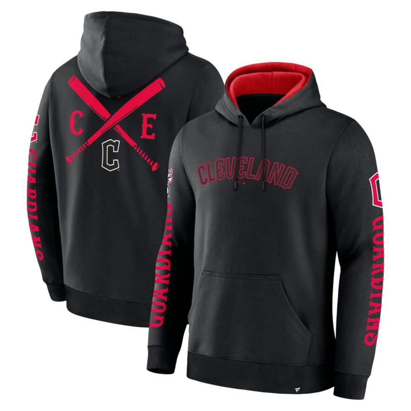 MLB Fanatics Cleveland Guardians Big City Legacy Fleece Pullover Hoodie