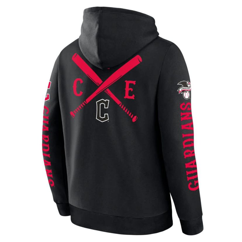 MLB Fanatics Cleveland Guardians Big City Legacy Fleece Pullover Hoodie