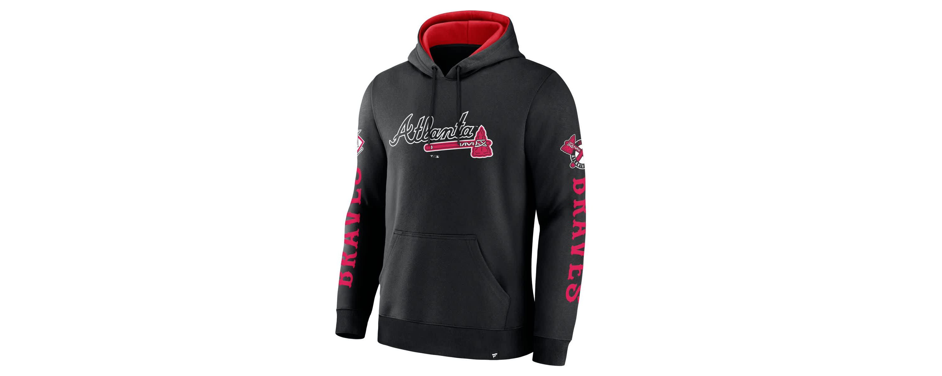 MLB Fanatics Atlanta Braves Big City Legacy Fleece Pullover Hoodie