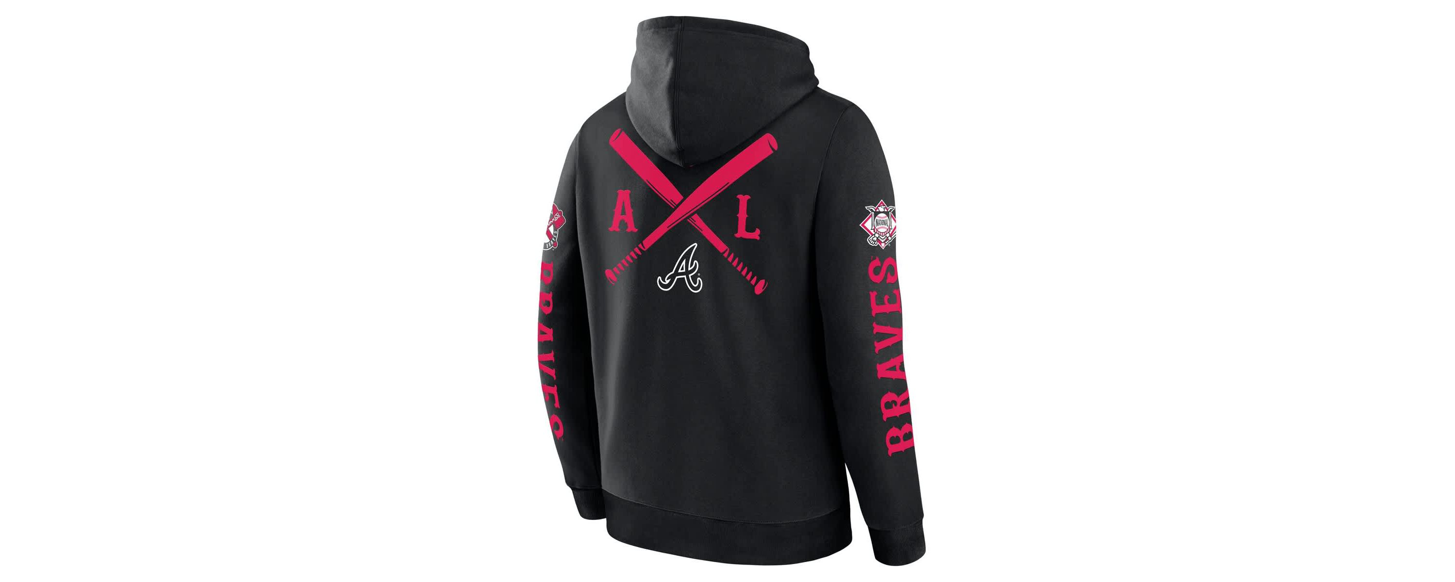 MLB Fanatics Atlanta Braves Big City Legacy Fleece Pullover Hoodie