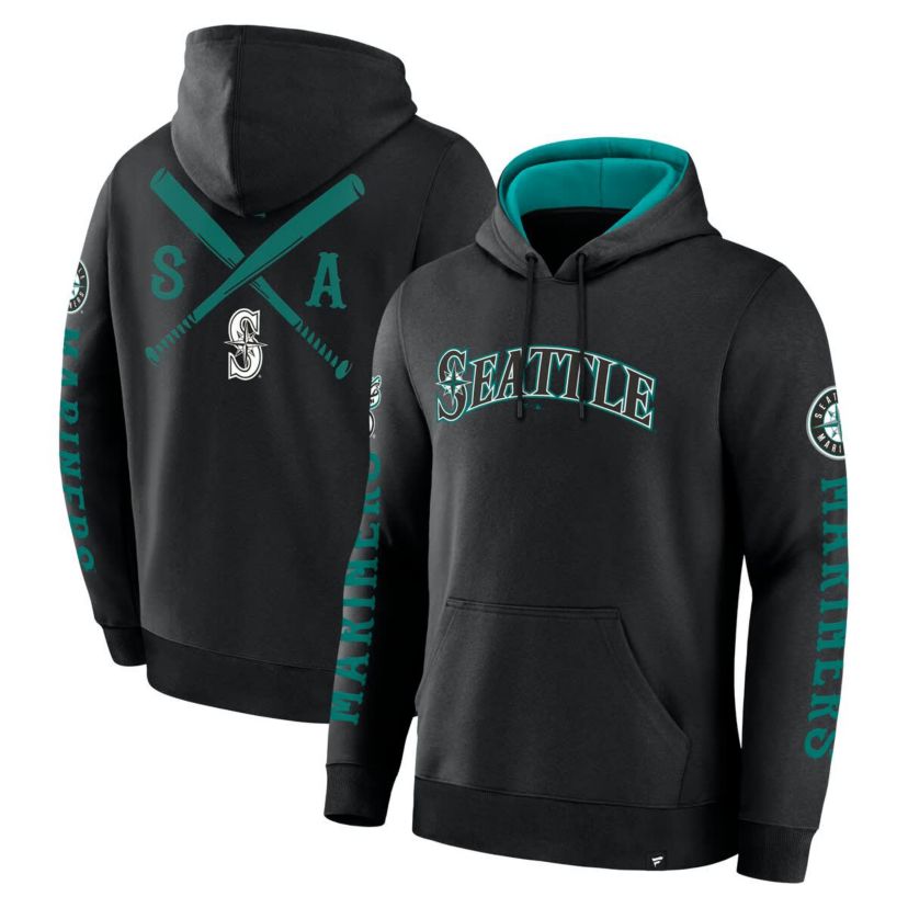 MLB Fanatics Seattle Mariners Big City Legacy Fleece Pullover Hoodie