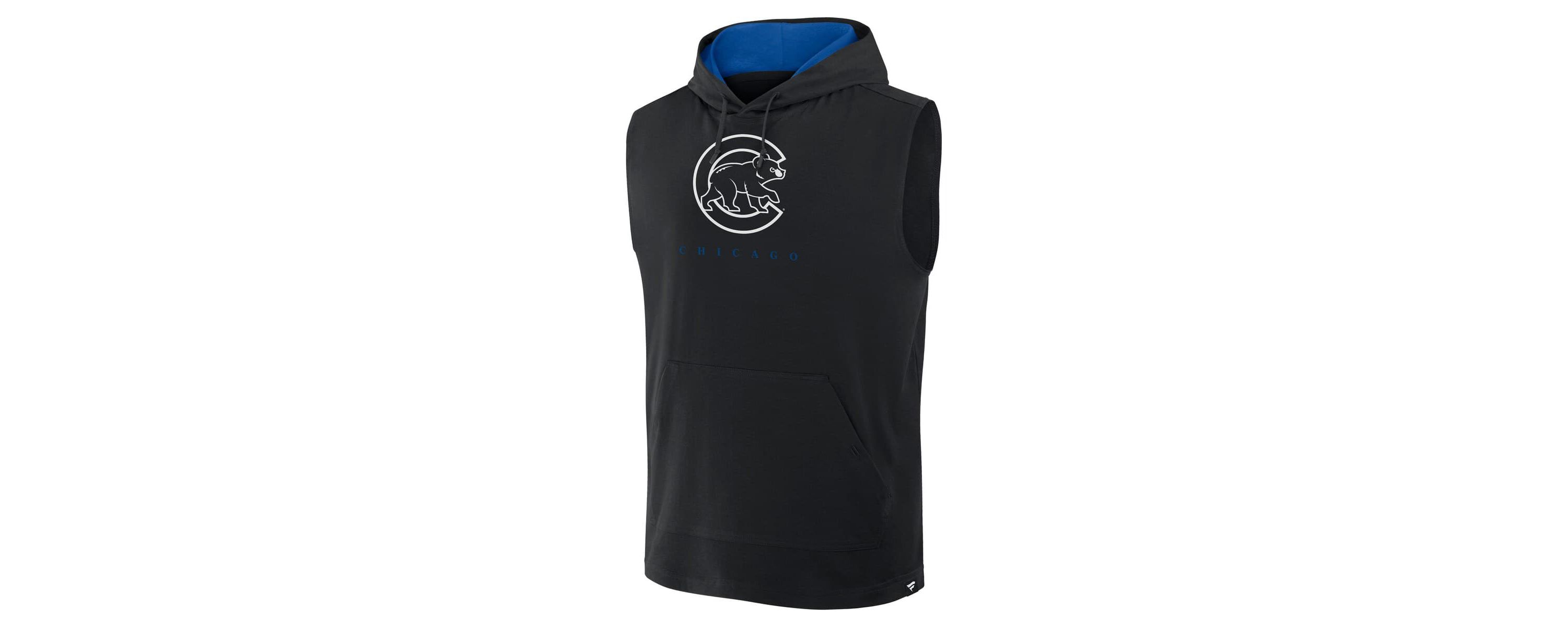 MLB Fanatics Chicago Cubs Fire Speed Sleeveless Pullover Hoodie