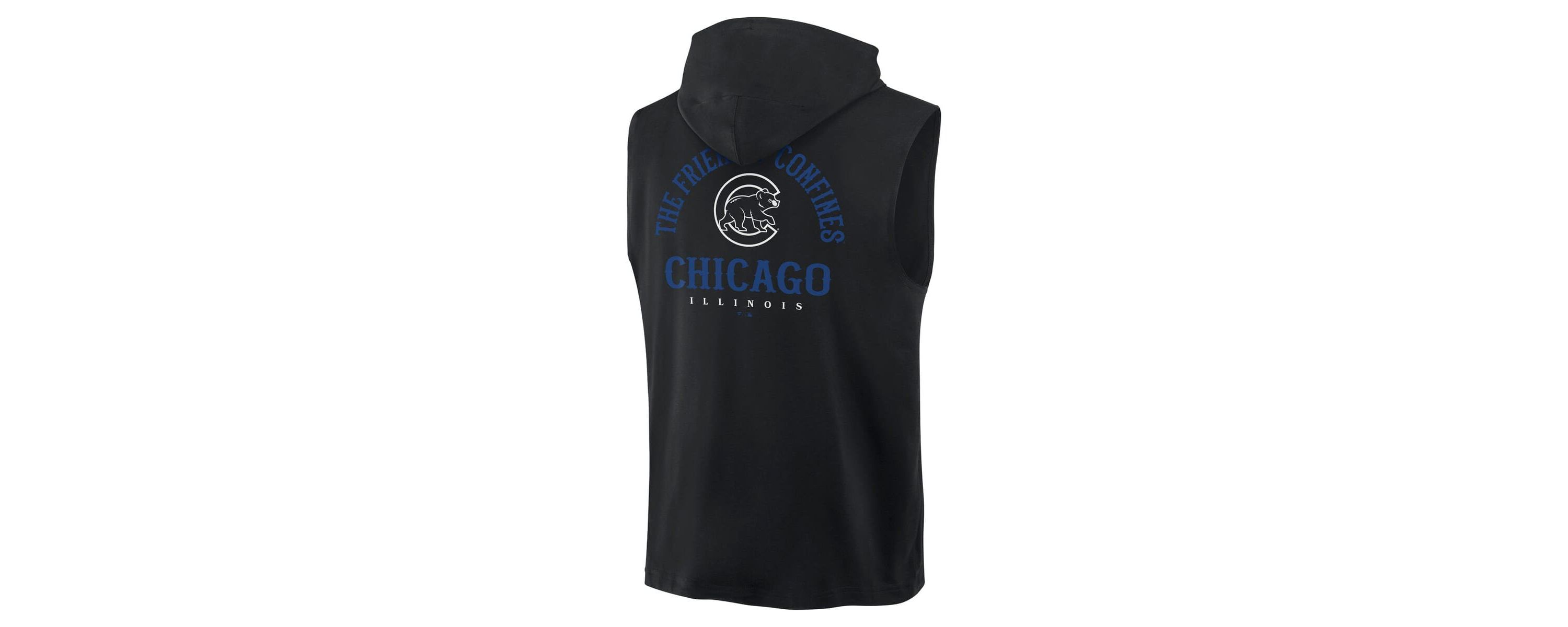 MLB Fanatics Chicago Cubs Fire Speed Sleeveless Pullover Hoodie