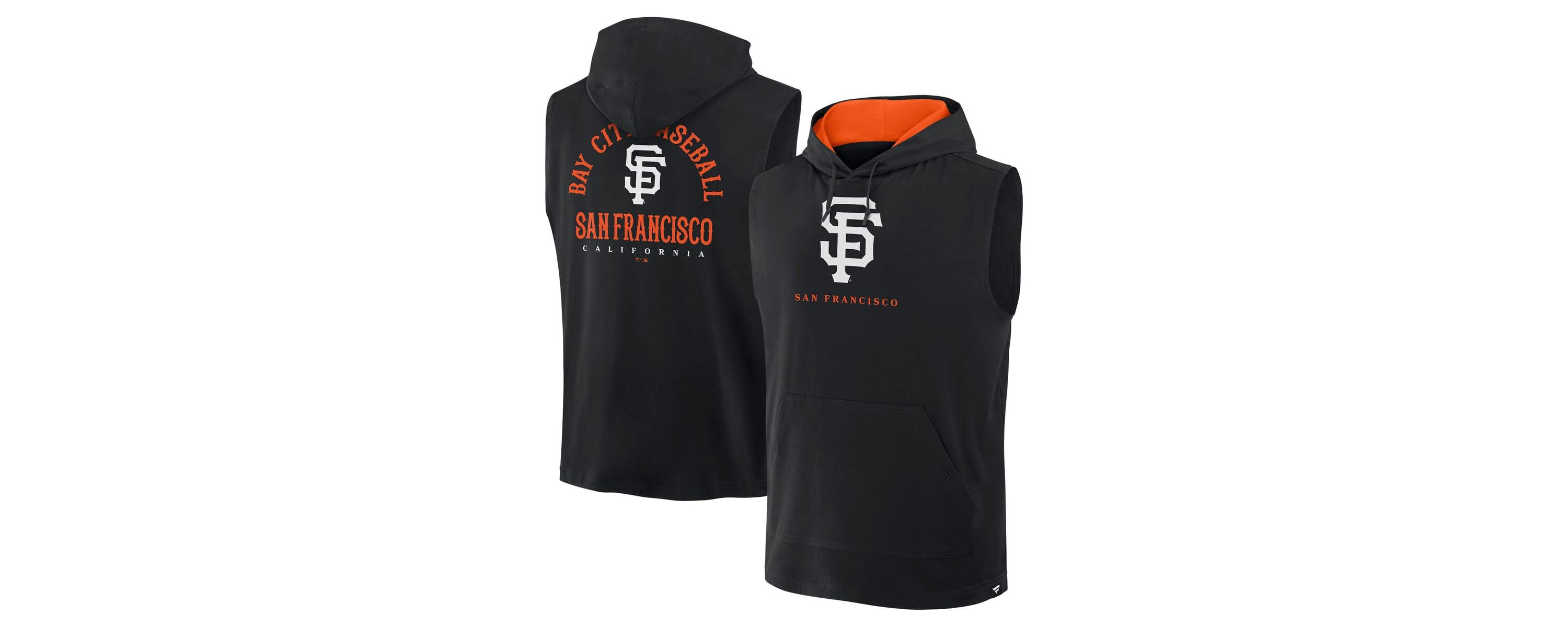 MLB Fanatics San Francisco Giants Fire Speed Sleeveless Pullover Hoodie