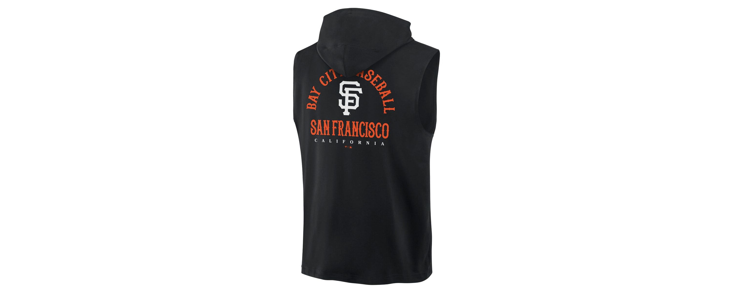 MLB Fanatics San Francisco Giants Fire Speed Sleeveless Pullover Hoodie