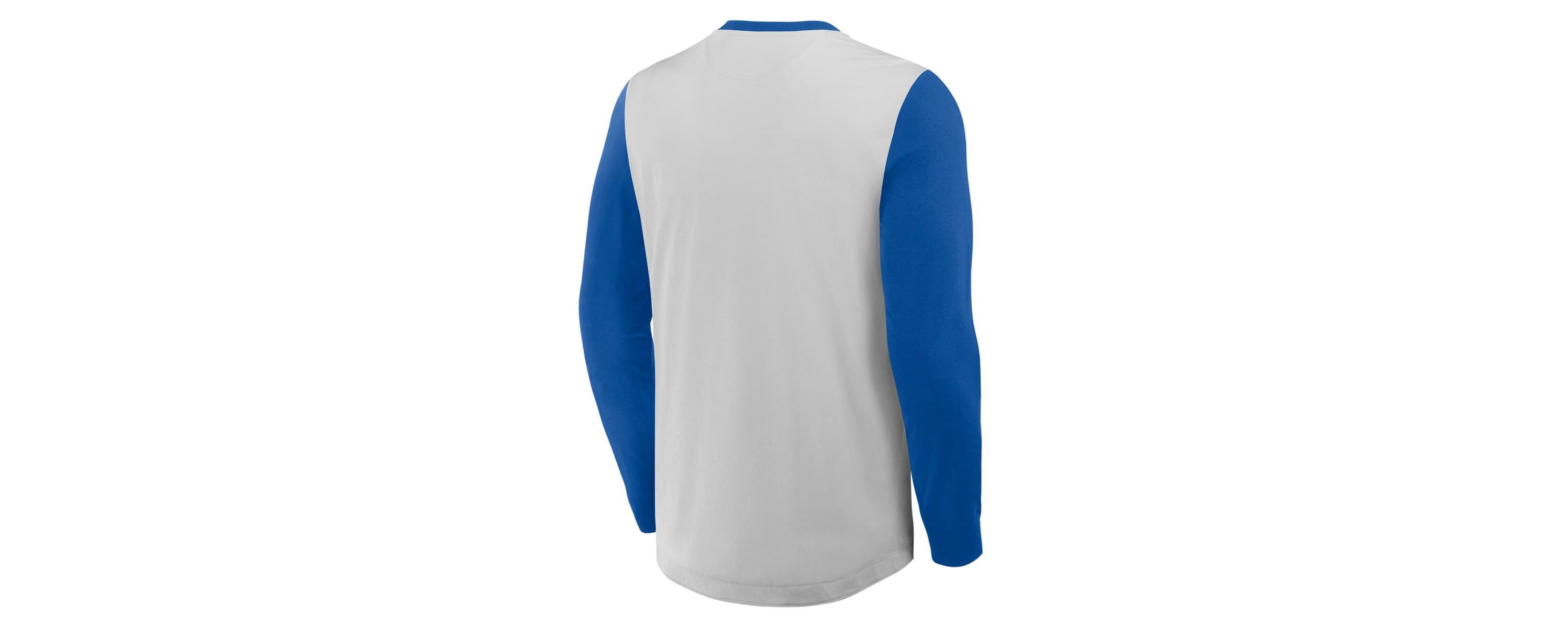 MLB Fanatics Chicago Cubs Clubhouse Long Sleeve Henley Shirt