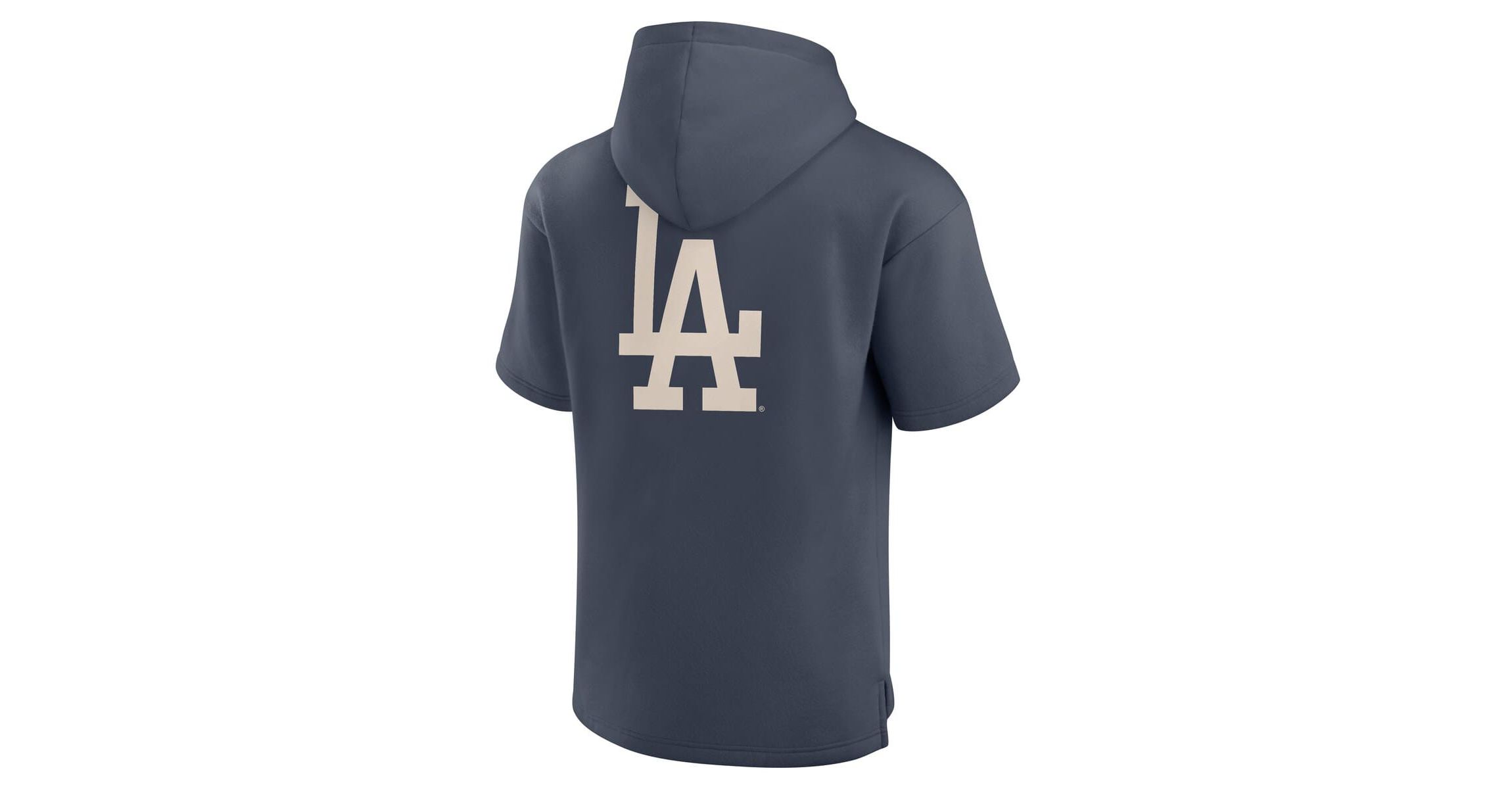 MLB Fanatics Los Angeles Dodgers Elements Future Ground Lettering Short Sleeve Pullover Hoodie