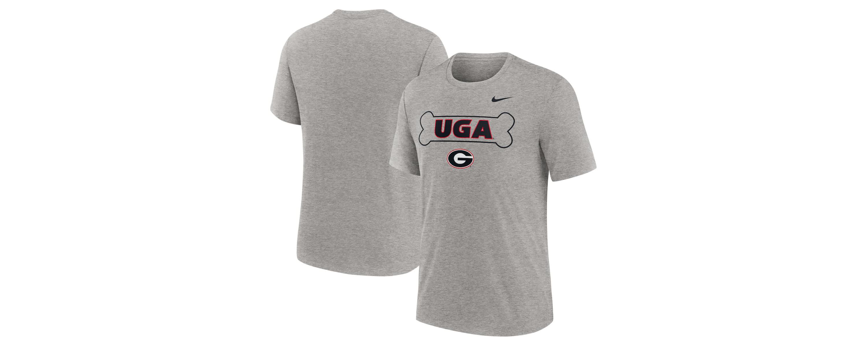 NCAA Nike Georgia Bulldogs Campus Local Tri-Blend T-Shirt