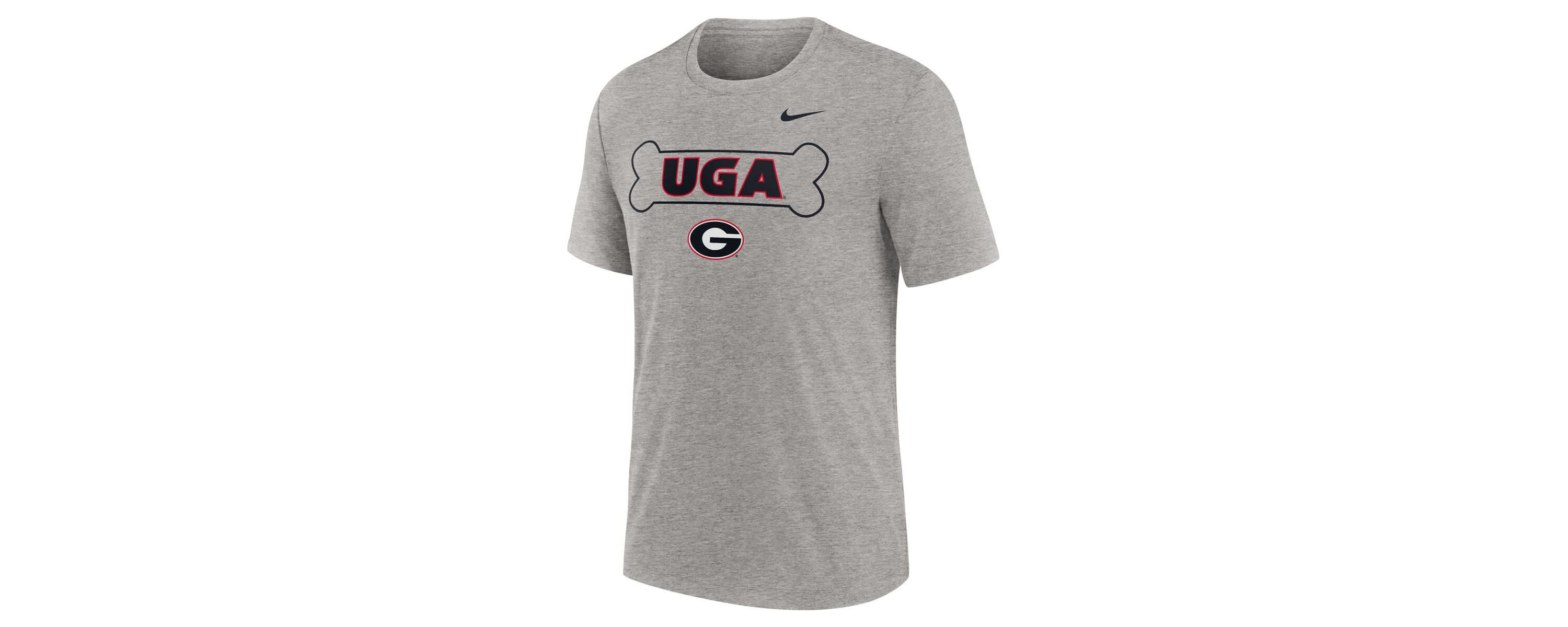 NCAA Nike Georgia Bulldogs Campus Local Tri-Blend T-Shirt