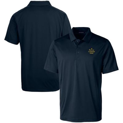 Men's NCAA Notre Dame Fighting Irish Big & Tall Play Like A Today Prospect Eco Textured Stretch Recycled DryTec Polo, Navy Blue, 5XL Big