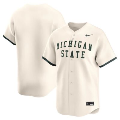 Men's NCAA Nike Michigan State Spartans NCAA Limited Baseball Jersey