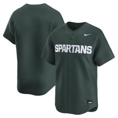Men's NCAA Nike Michigan State Spartans NCAA Baseball Limited Jersey, Green, XL