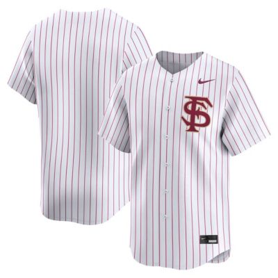 Men's NCAA Nike Florida State Seminoles NCAA Baseball Limited Jersey, White, 3XL