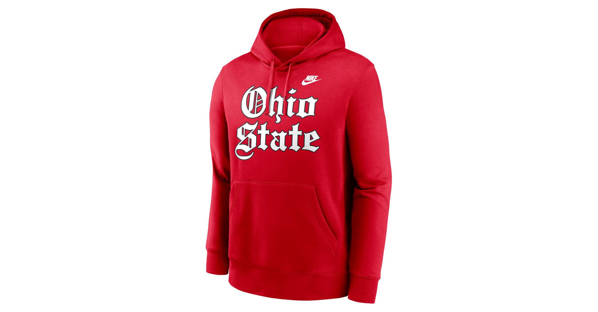 NCAA Nike Ohio State Buckeyes Old English Fleece Pullover Hoodie