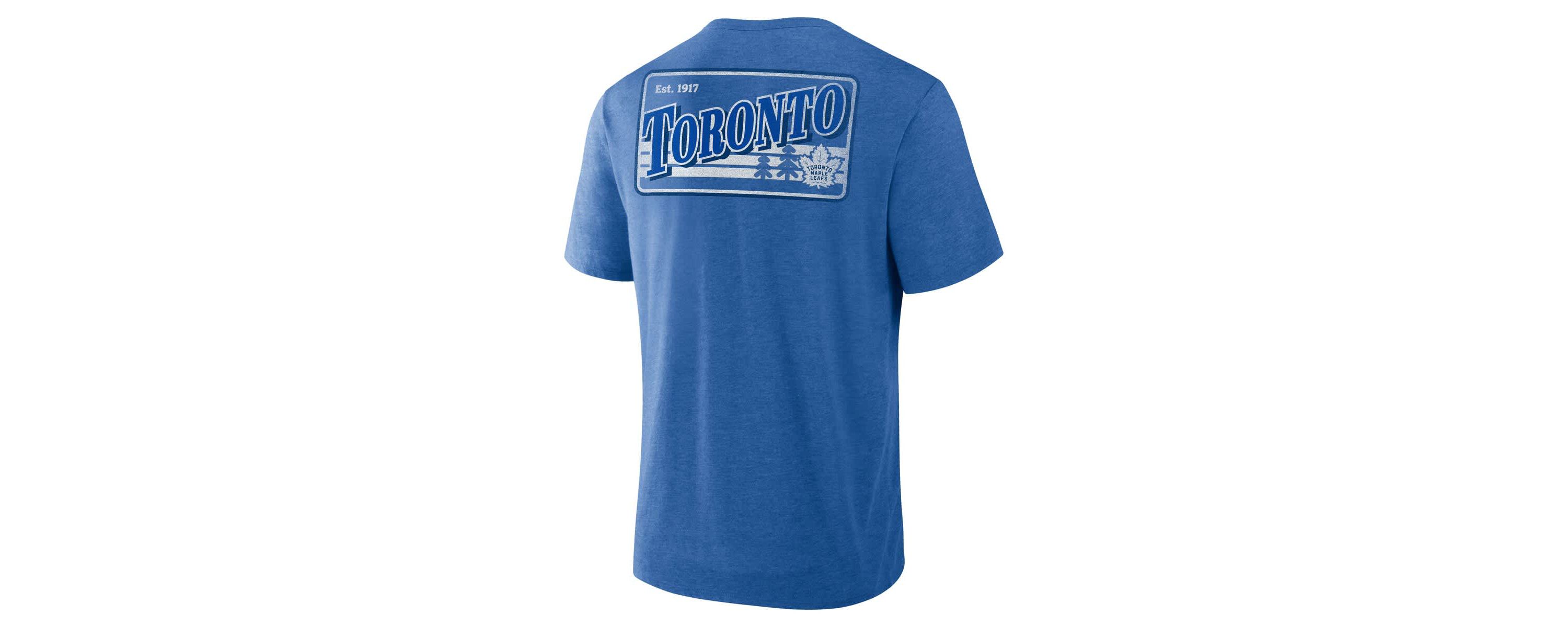 NHL Fanatics Toronto Maple Leafs Fan Lanes Tri-Blend T-Shirt