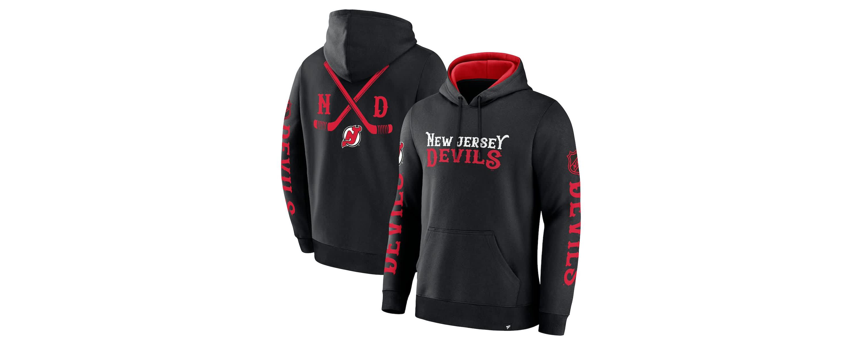 NHL Fanatics New Jersey Devils Big City Legacy Fleece Pullover Hoodie