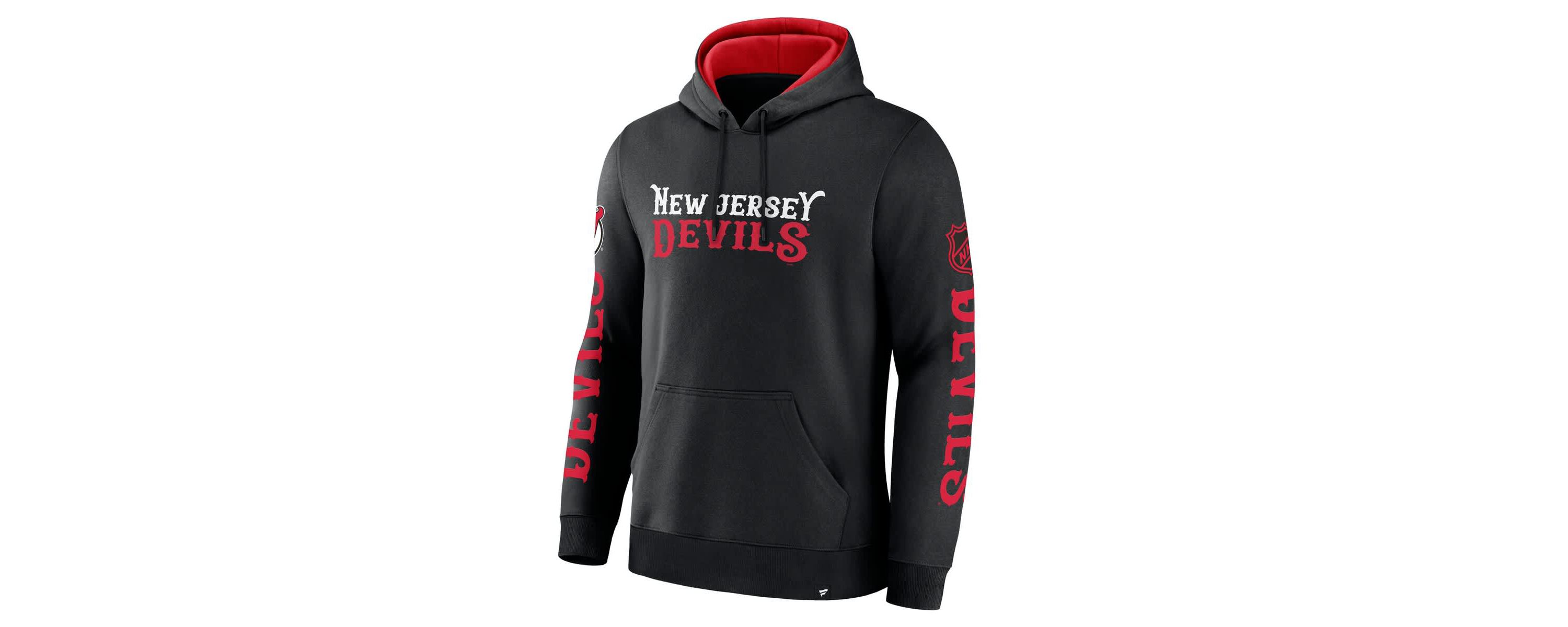 NHL Fanatics New Jersey Devils Big City Legacy Fleece Pullover Hoodie