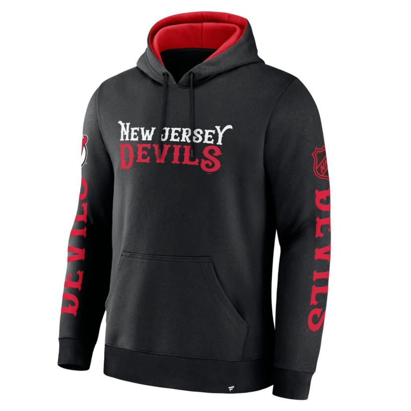 NHL Fanatics New Jersey Devils Big City Legacy Fleece Pullover Hoodie
