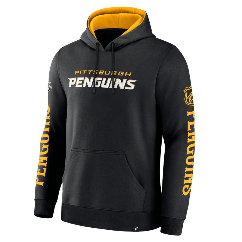 NHL Fanatics Pittsburgh Penguins Big City Legacy Fleece Pullover Hoodie