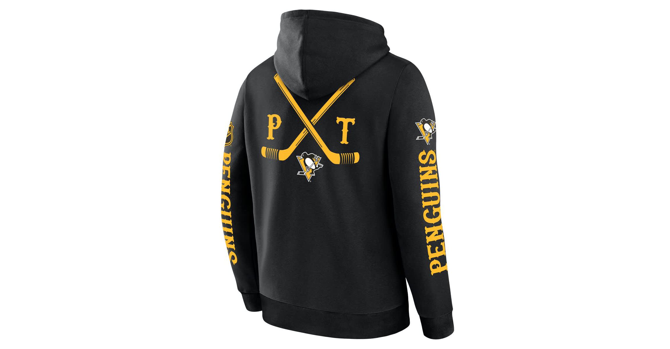NHL Fanatics Pittsburgh Penguins Big City Legacy Fleece Pullover Hoodie