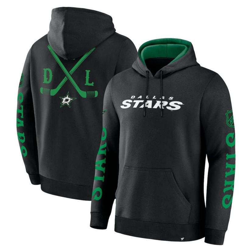 NHL Fanatics Dallas Stars Big City Legacy Fleece Pullover Hoodie
