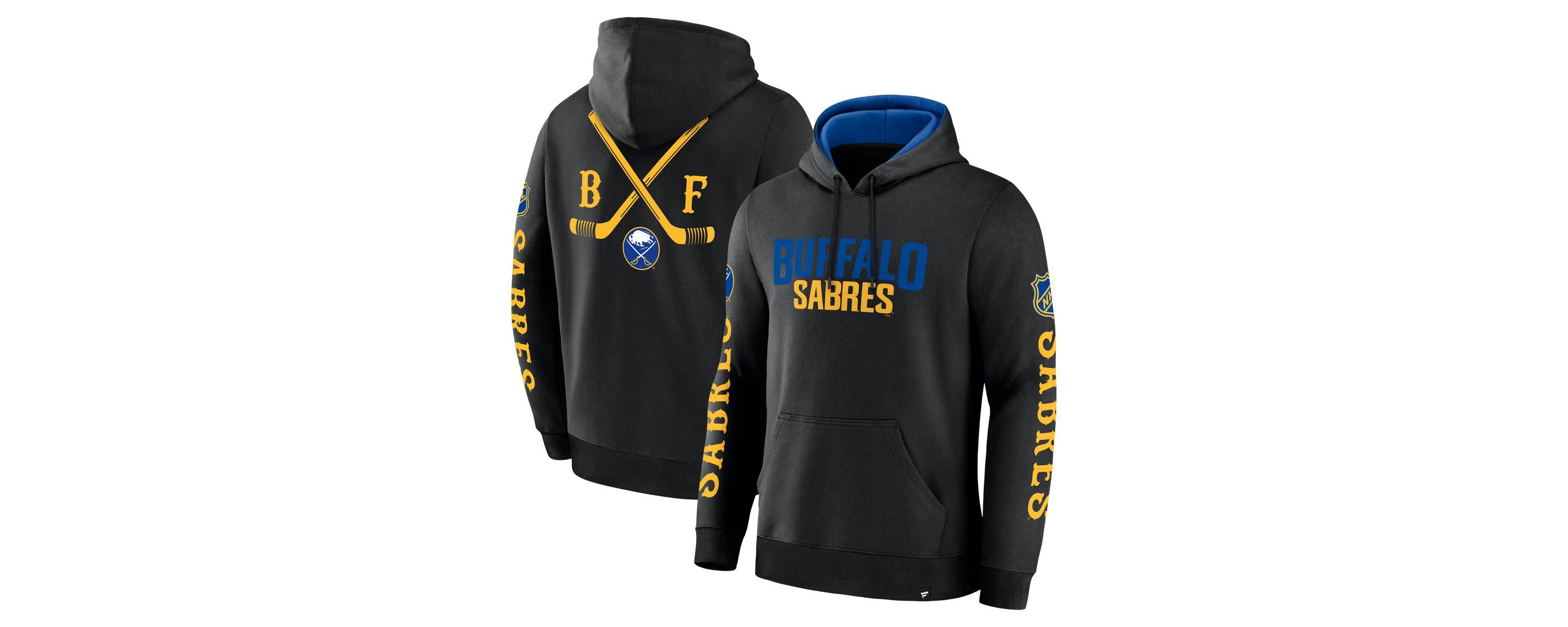 NHL Fanatics Buffalo Sabres Big City Legacy Fleece Pullover Hoodie