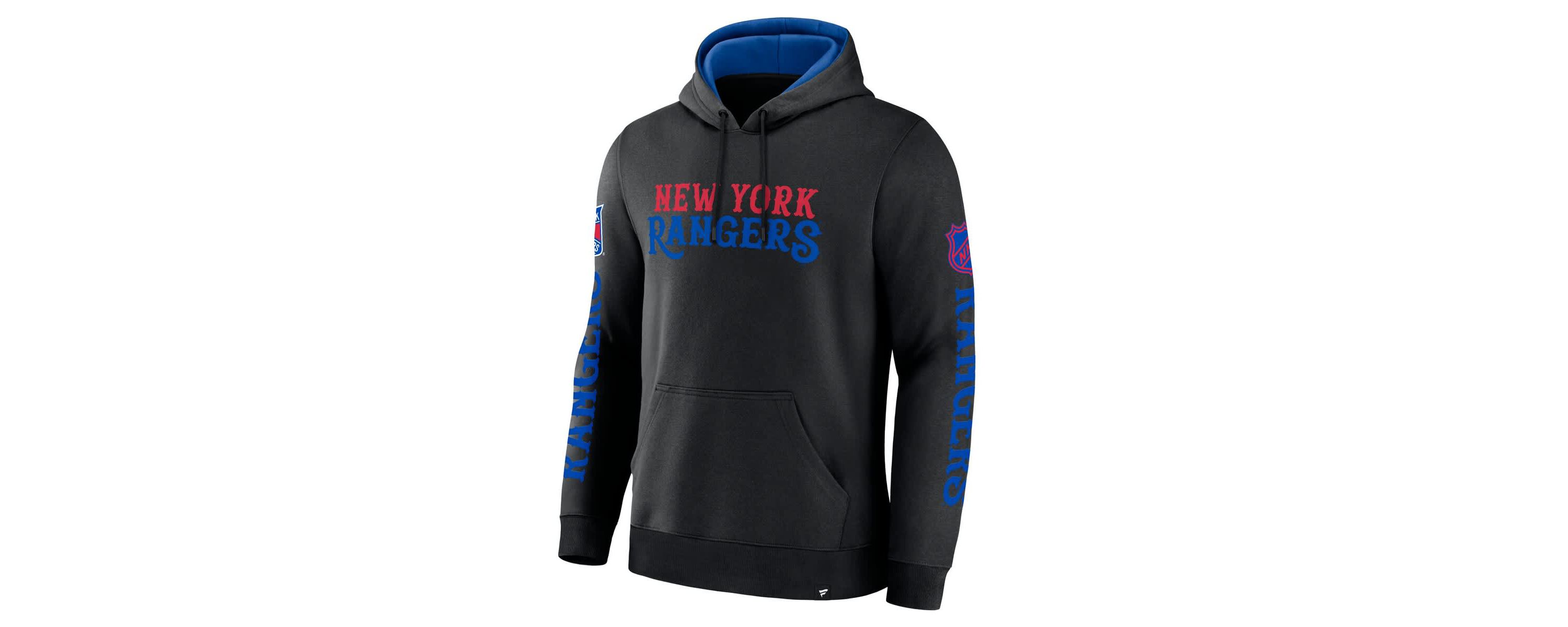 NHL Fanatics New York Rangers Big City Legacy Fleece Pullover Hoodie