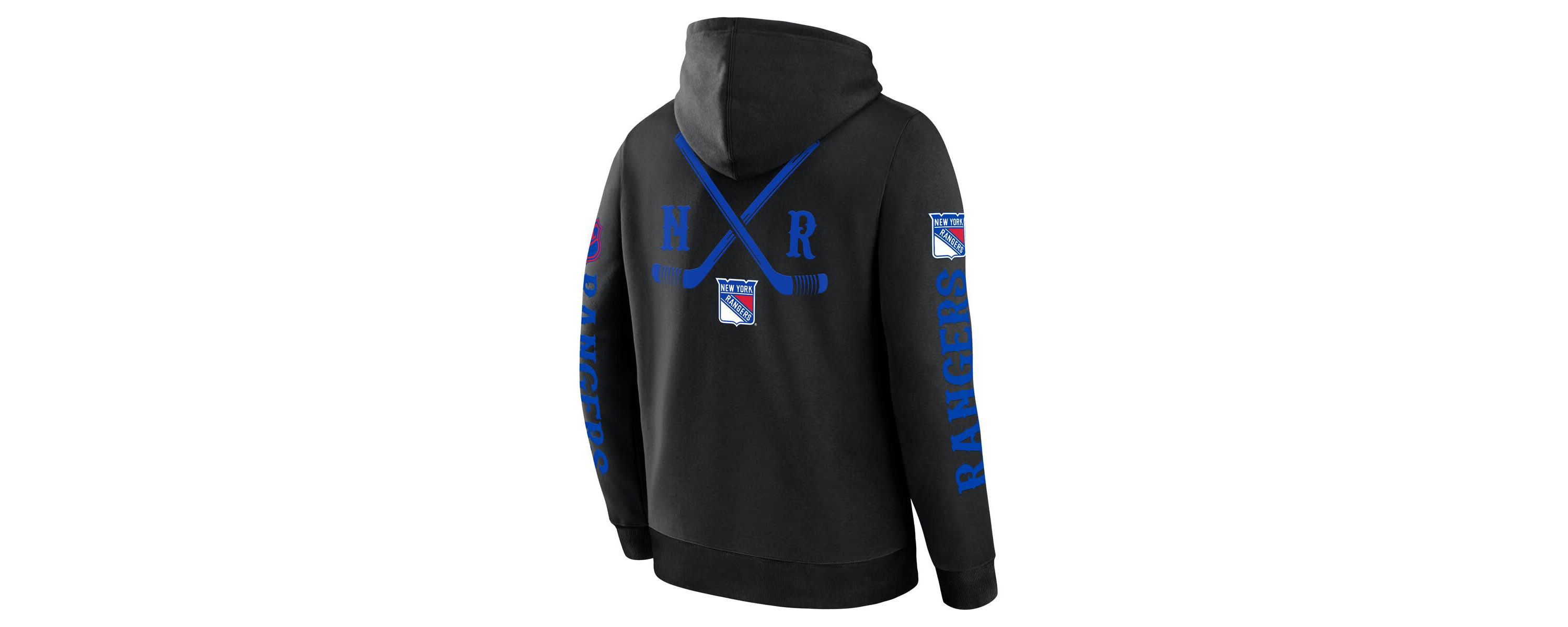 NHL Fanatics New York Rangers Big City Legacy Fleece Pullover Hoodie
