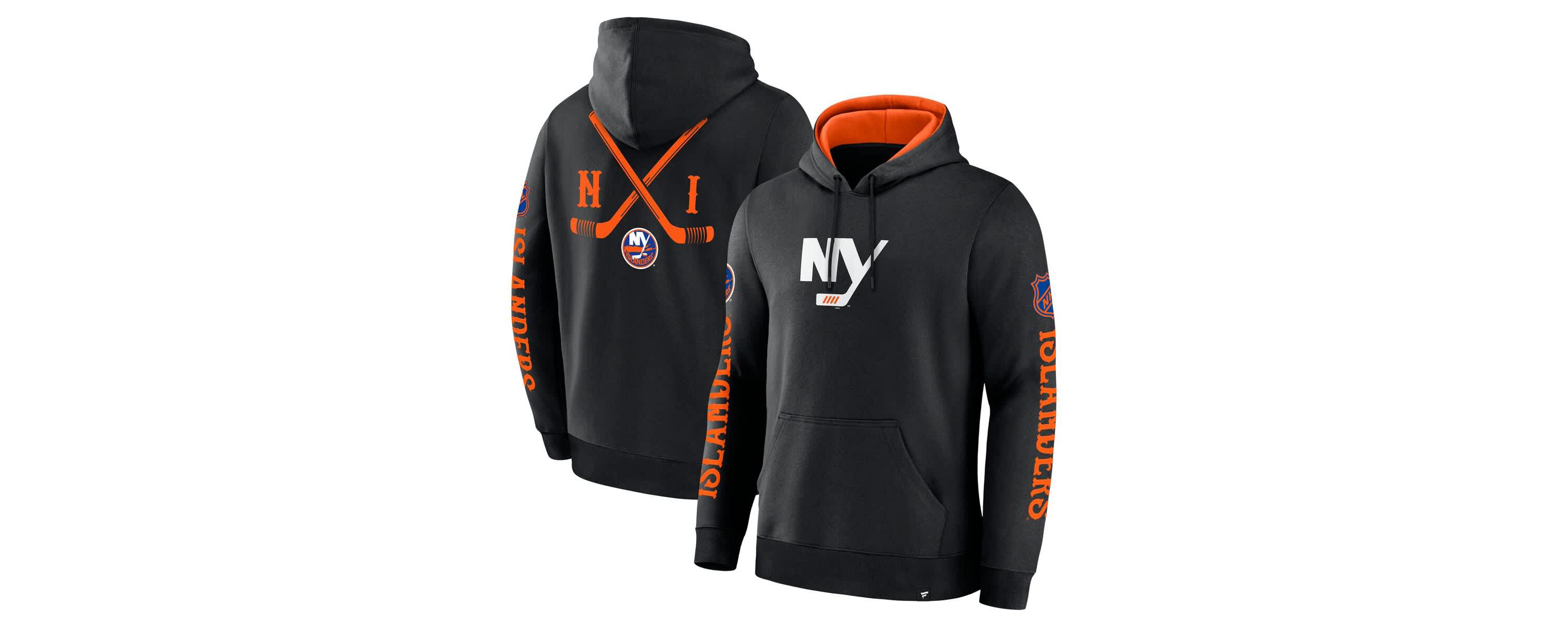 NHL Fanatics New York Islanders Big City Legacy Fleece Pullover Hoodie