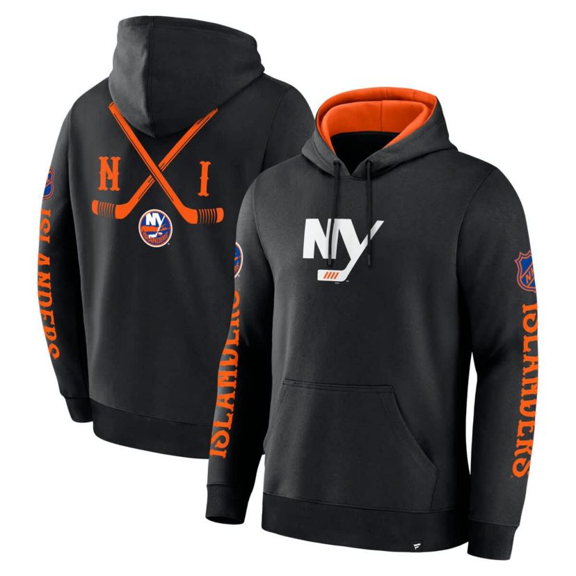 NHL Fanatics New York Islanders Big City Legacy Fleece Pullover Hoodie