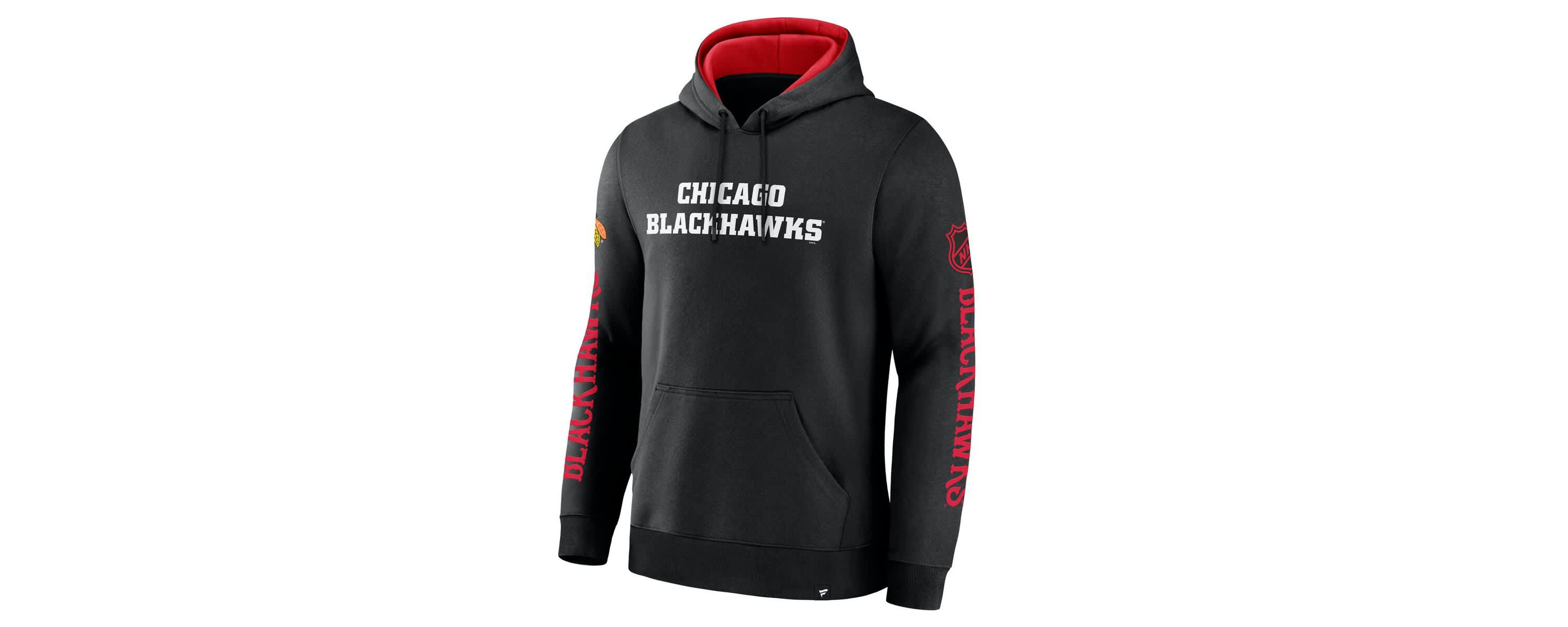 NHL Fanatics Chicago Blackhawks Big City Legacy Fleece Pullover Hoodie