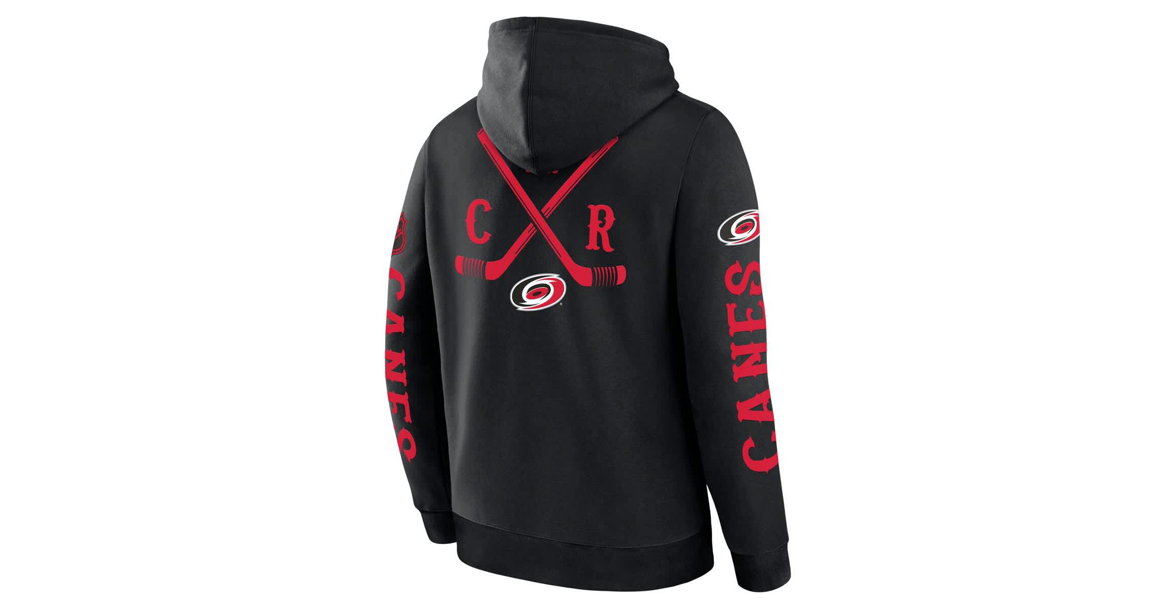 NHL Fanatics Carolina Hurricanes Big City Legacy Fleece Pullover Hoodie