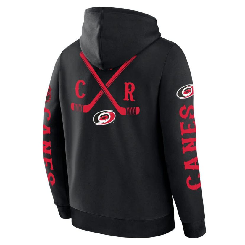 NHL Fanatics Carolina Hurricanes Big City Legacy Fleece Pullover Hoodie