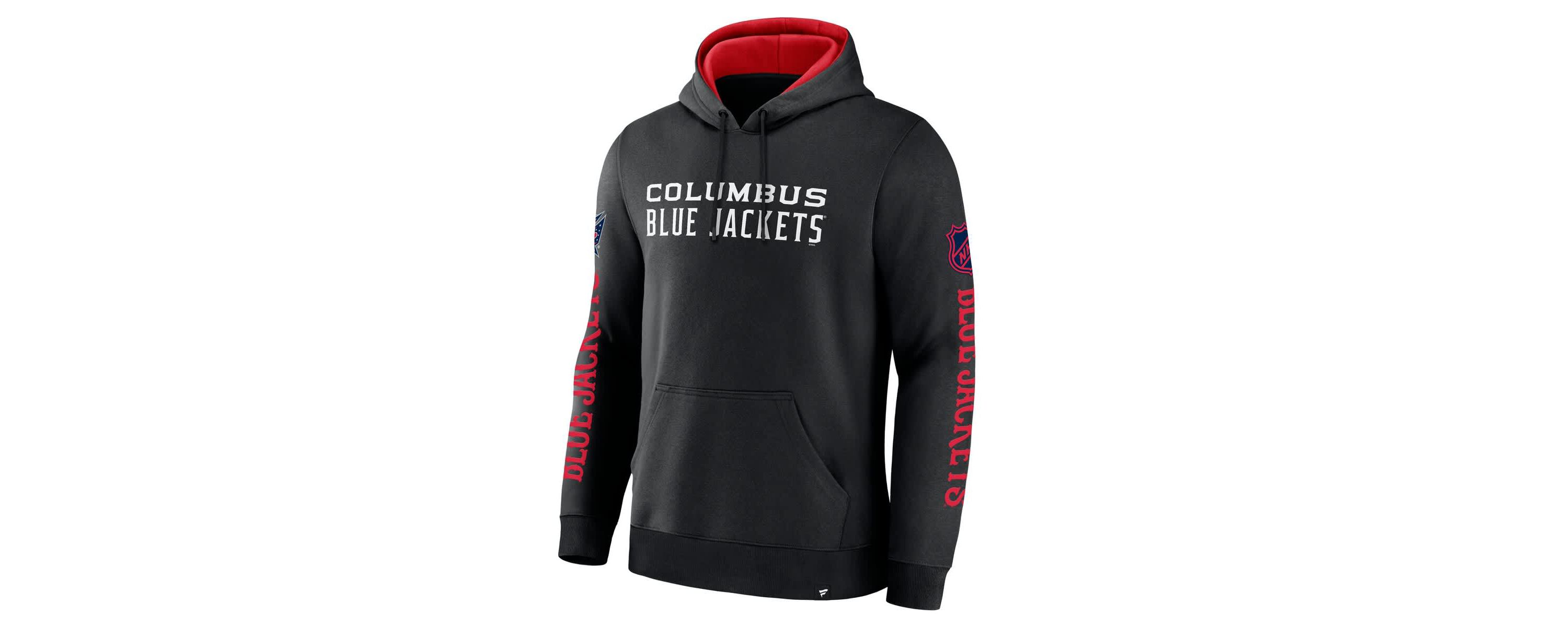 NHL Fanatics Columbus Jackets Big City Legacy Fleece Pullover Hoodie