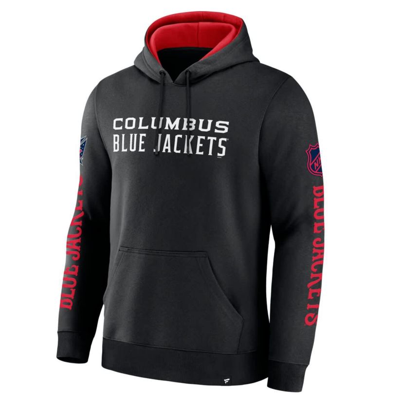 NHL Fanatics Columbus Jackets Big City Legacy Fleece Pullover Hoodie