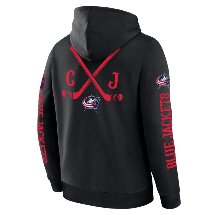 NHL Fanatics Columbus Jackets Big City Legacy Fleece Pullover Hoodie