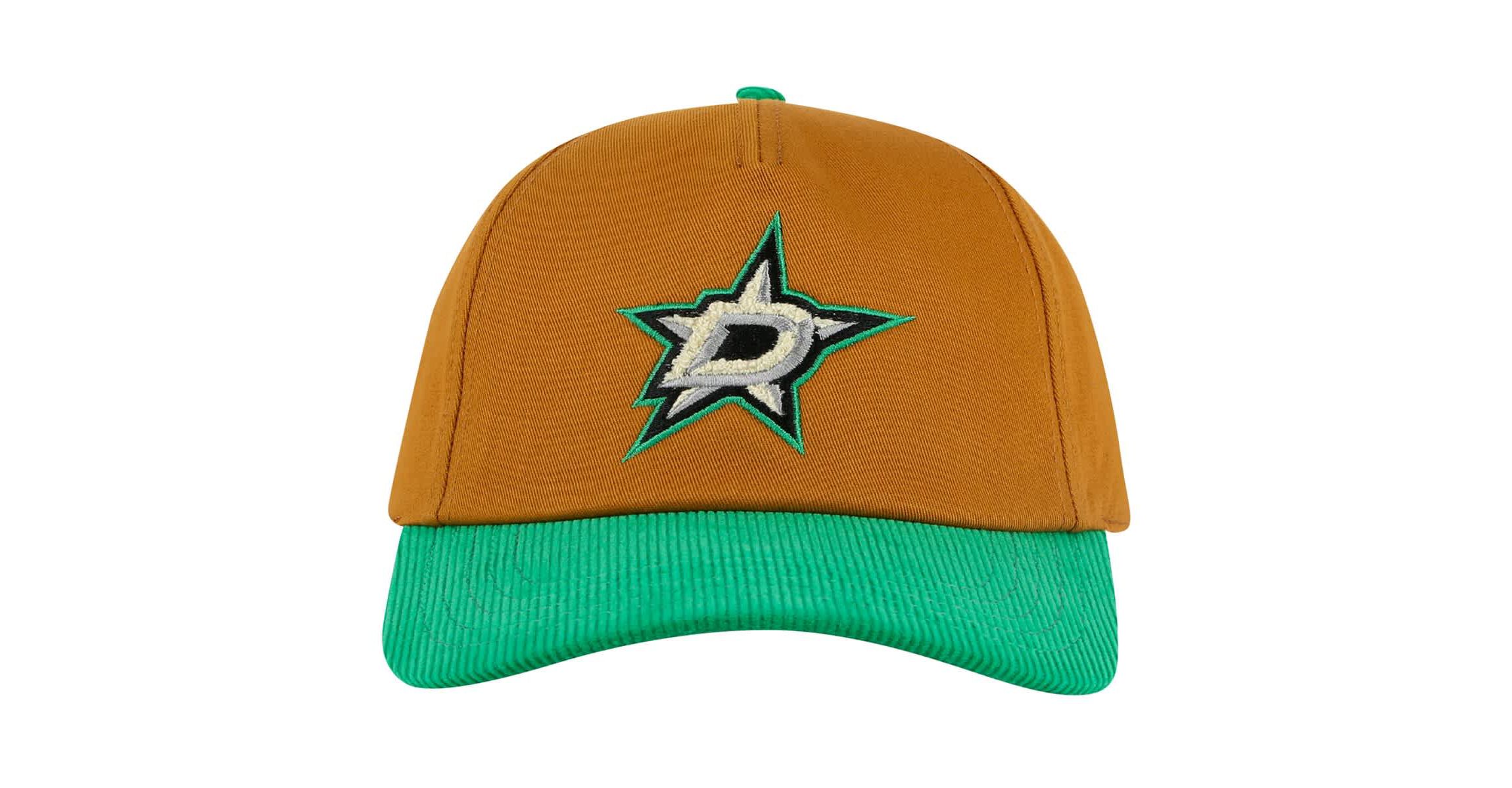 NHL Tan/Kelly Dallas Stars Burnett Adjustable Hat