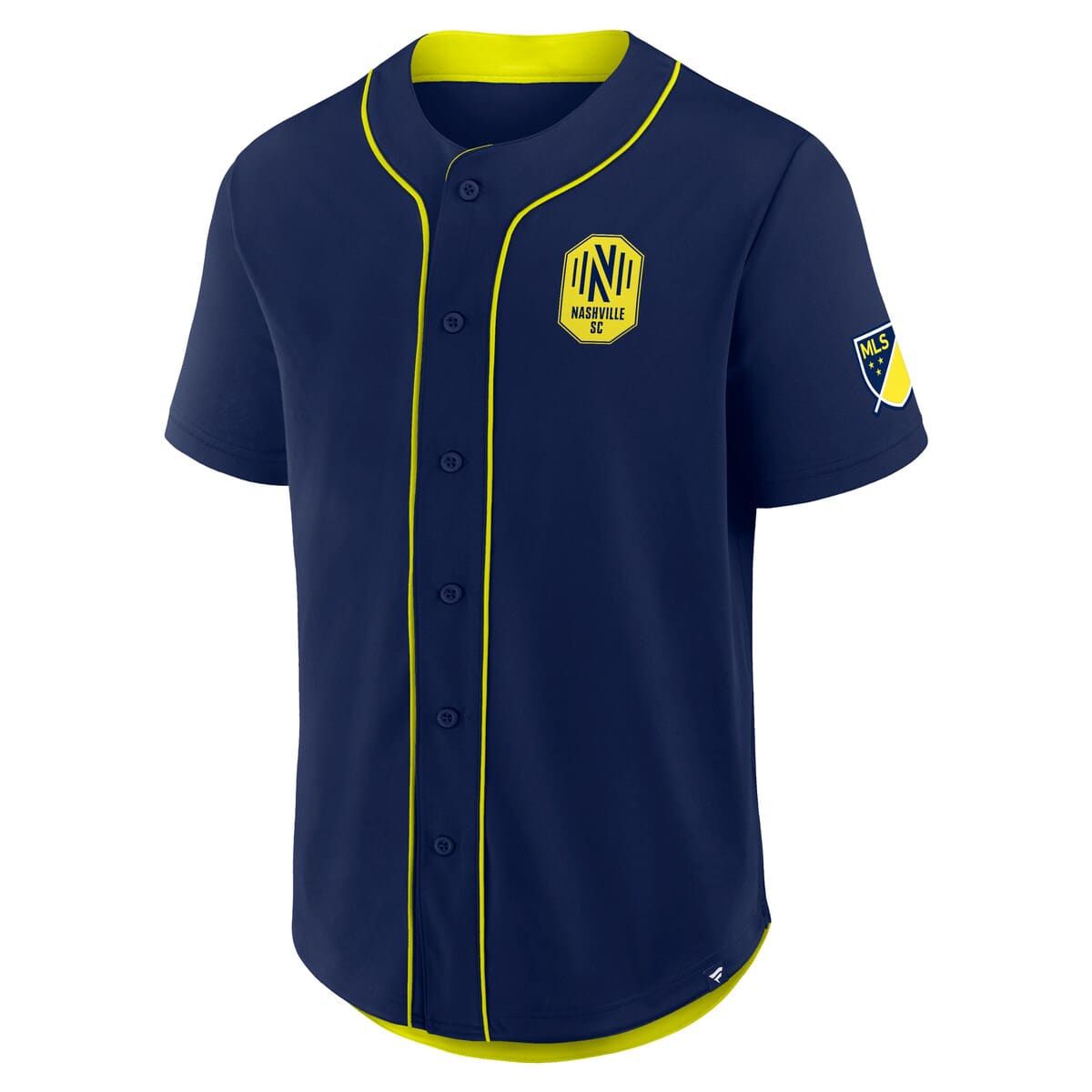 MLS Fanatics Nashville SC Injury Time Baseball Jersey