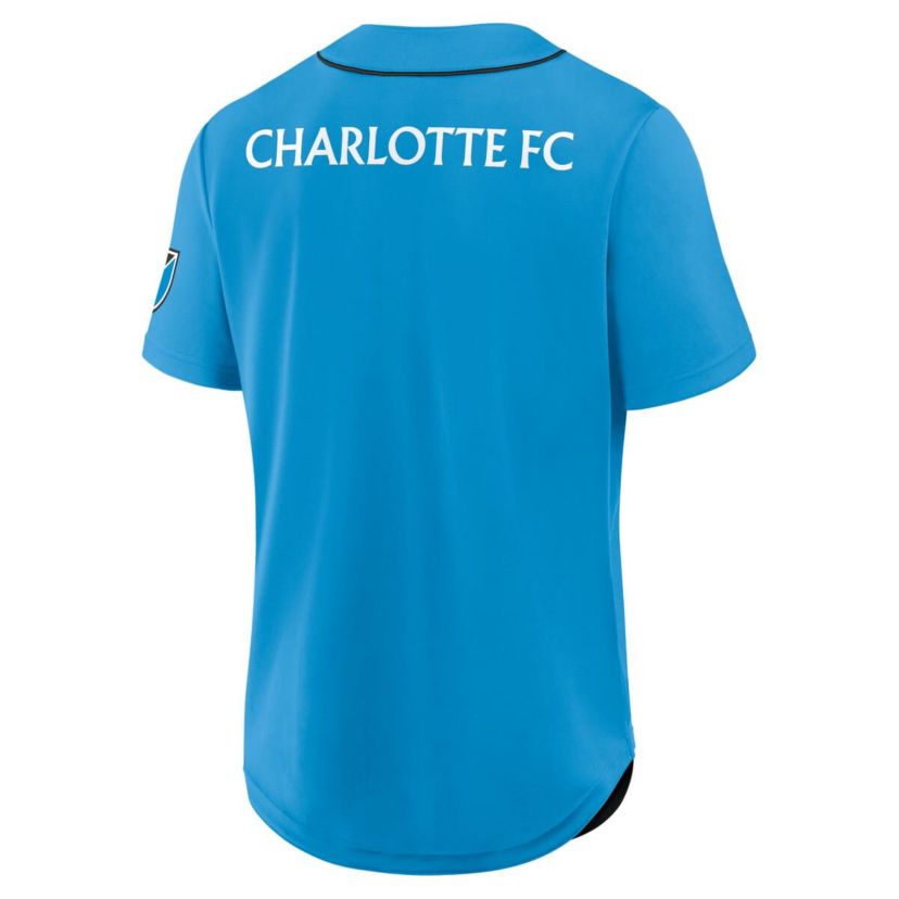 MLS Fanatics Charlotte FC Injury Time Baseball Jersey
