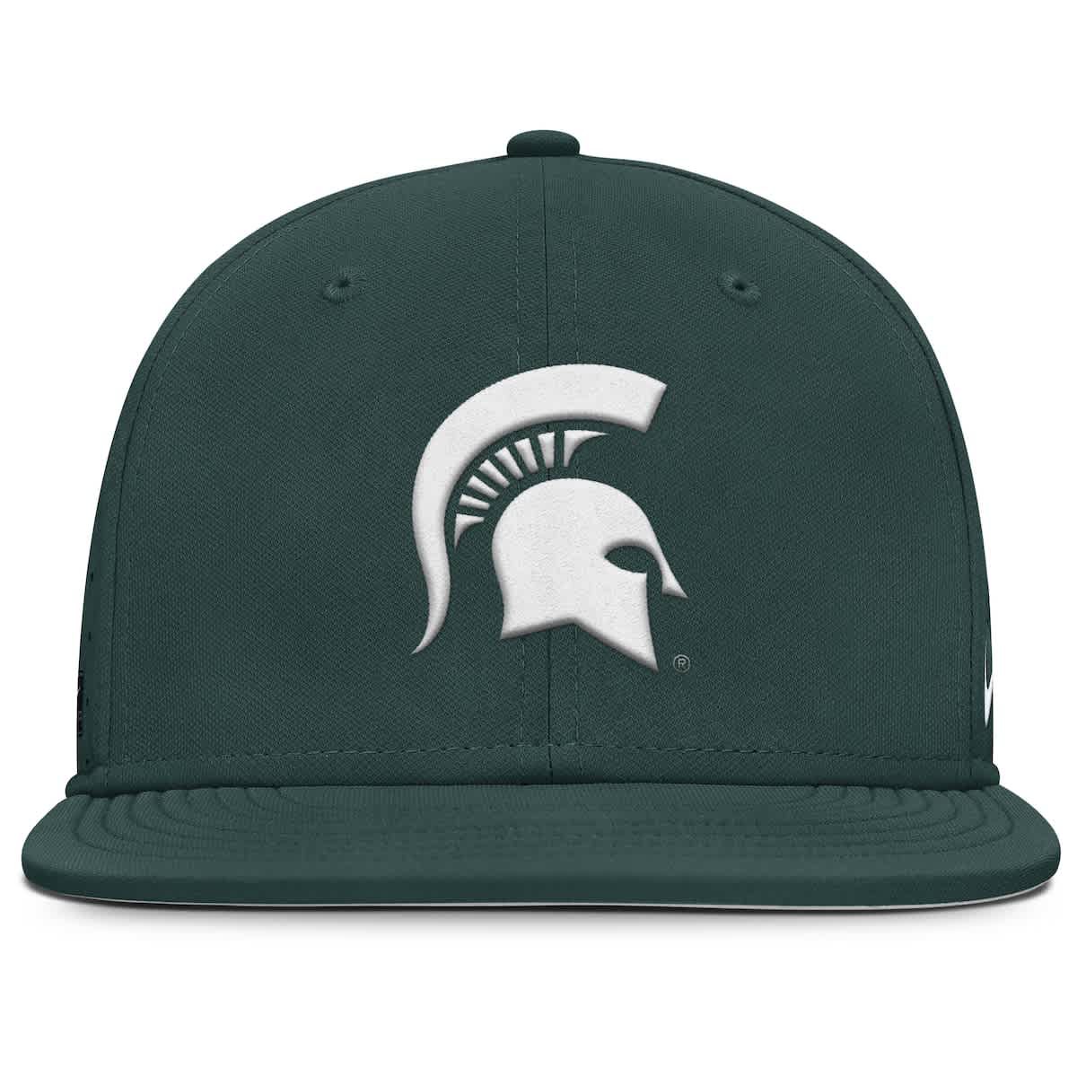 NCAA Nike Michigan State Spartans On-Field Dugout True Performance Fitted Hat