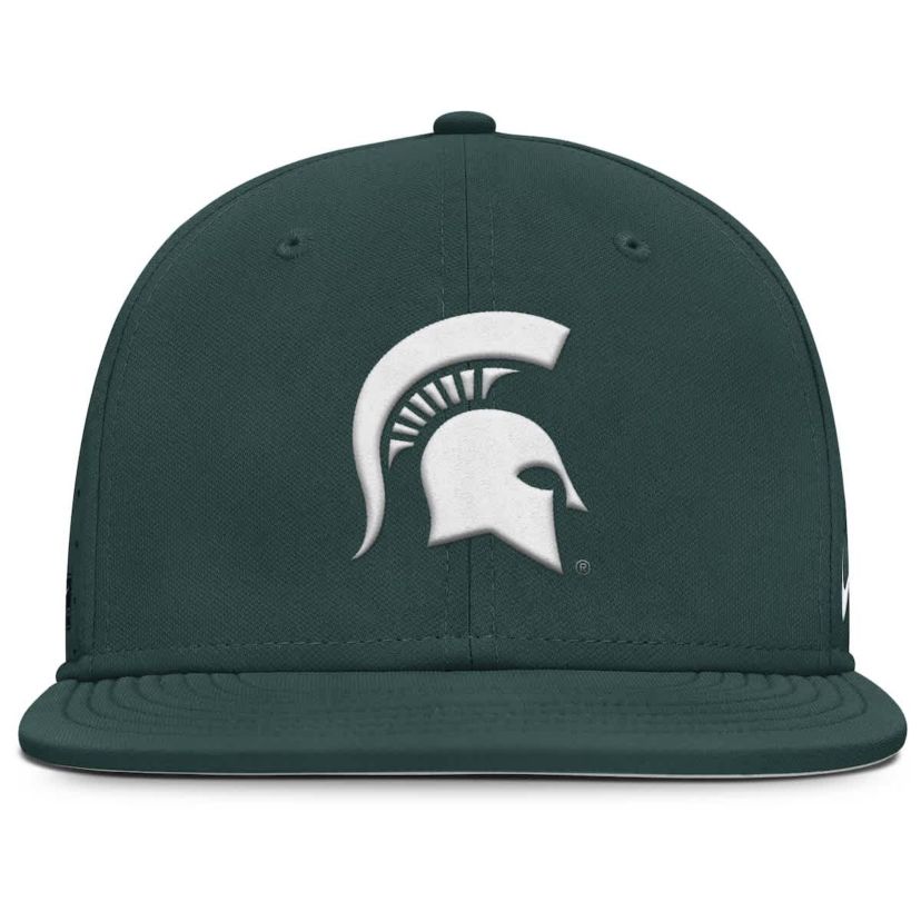 NCAA Nike Michigan State Spartans On-Field Dugout True Performance Fitted Hat